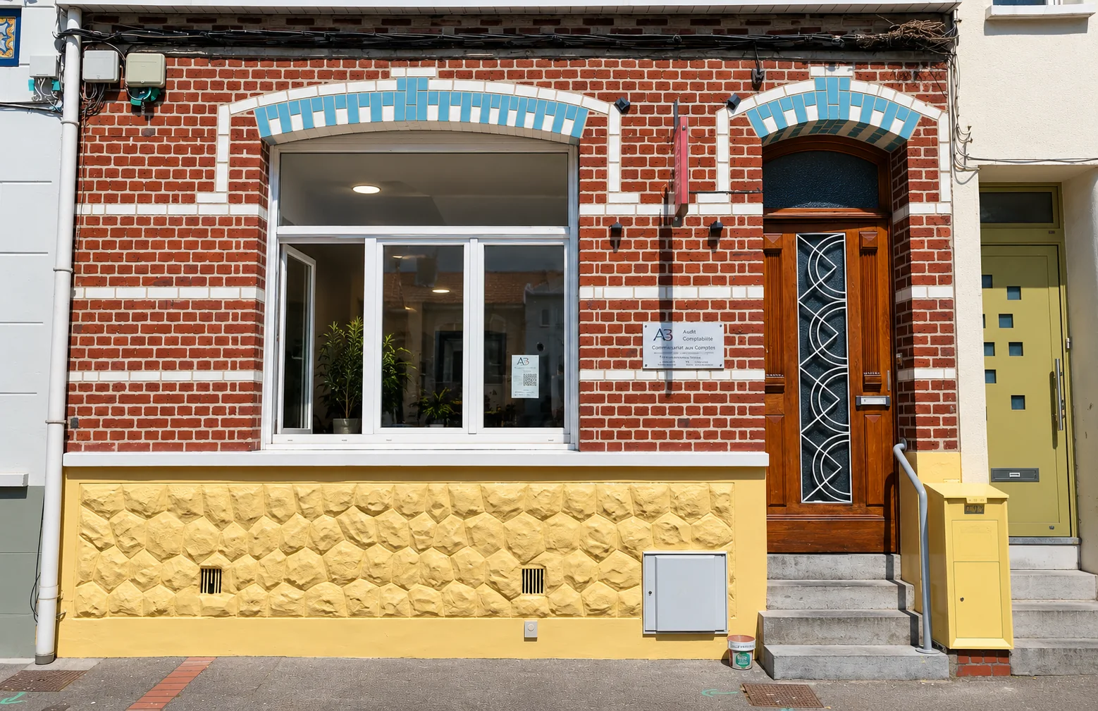 Façade du cabinet A3C à Rosendael, Dunkerque